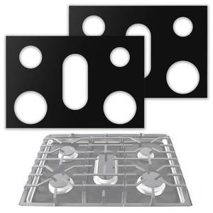 lot 20160 image: 2 Pcs Stove Cover Protector for LG 30 Inch Gas Range, 0.4mm Thick