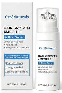 lot 14276 image: Orr�Naturals Hair Growth Ampoule Roll-on Serum 60ml 2.12FL. OZ