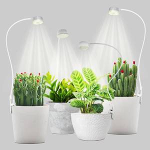 lot 8001 image: Shyineyou Small Grow Lights for Indoor Plants Full Spectrum,Plant Lights for Indoor Growing, Clip on Plant Grow Light with 3912H Timer for Succulents,Small Plants, 4-Pack