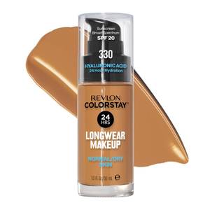 lot 8404 image: Revlon Colorstay Longwear Makeup NormalDry, 330 Natural Tan, 1 fl oz