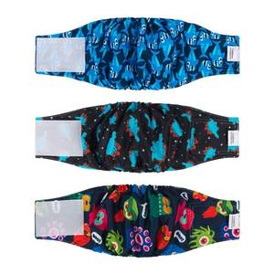 lot 8419 image: CuteBone Dog Belly Bands for Male Dogs Wraps Washable Doggie Diapers DM07XS