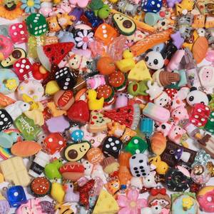 lot 8427 image: MGGFBLEY Assorted Resin Charms for DIY Bracelet & Keychain Making �� Mini Candy, Bear, Fruit & Animal Style Charms for Crafts (30PCS)