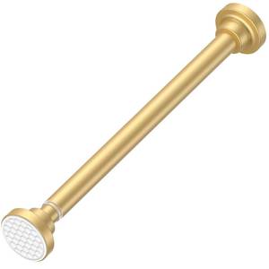 lot 8455 image: AIZESI Tension Shower Curtain Rod No-Drill Anti-Slip 18-27 in 1, Gold