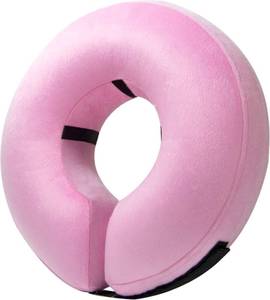lot 8479 image: BENCMATE Inflatable Dog Cone Collar Alternative After Surgery Medium,Pink