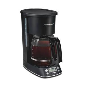 lot 9832 image: Hamilton Beach 12 Cup Programmable Drip Hot & Iced Coffee Maker