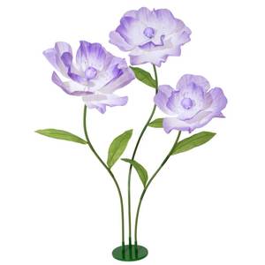 lot 9844 image: HGLLOVE Giant Flowers for Decoration with Stand
