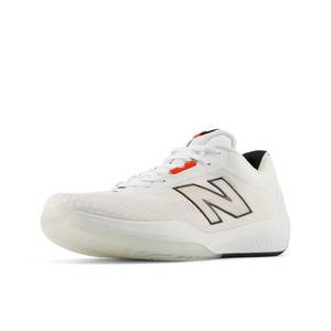 lot 9849 image: As is Used Balance Mens FuelCell 996 V6 Tennis Shoe, WhiteNavy, 10.5 W