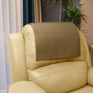 lot 9868 image: AmazeCov Non-Slip Headrest Cover for Recliner Sofa Theater Seat,Taupe