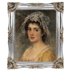 lot 9876 image: FJXMFRAME Silver Picture Frame 8x10 Victorian Picture Frames Vintage Gothic