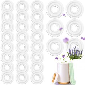 lot 10189 image: Lounsweer 30 Pcs Scent Disc for Towel Warmer Refills,Lavender Flavor