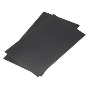 lot 10198 image: MECCANIXITY Black ABS Plastic Sheet 10 x 6 x 0.02 Inch for Building Model, DIY Crafts, Panel, Pack of 2 Pcs