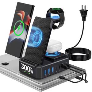 lot 10204 image: Wireless Charger for Samsung,zutspzss 300W Wireless Charging Station