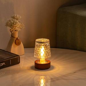 lot 10210 image: PWTZMYXGS Mini Battery Lamp, Vintage Sleep Nightlights with Timer, Battery Operated Night Lights for Adults��Cordless Glass Sleep Warm Nightlights, bedside lamps, Night Lamp for Bedroom, Crystal