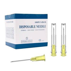lot 10236 image: 20 Gauge 1 inch Needle (100 Pack) Luer Lock Industrial Dispensing Accessories, Individual Package