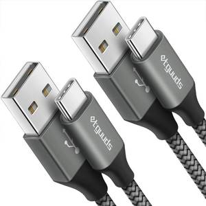 lot 10249 image: etguuds USB to USB C Cable 3ft, 2-Pack USB A to USB C Charger Cord Type C
