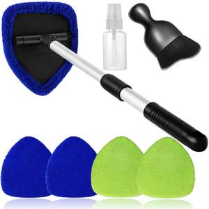 lot 10266 image: Qydipclin 7pcs Windshield Cleaner Tool Car Interior Window Cleaning Kit