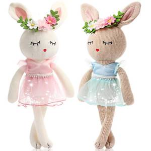 lot 12190 image: Meooeck Bunny Ballerina Plush Toy Set, 16 Inch
