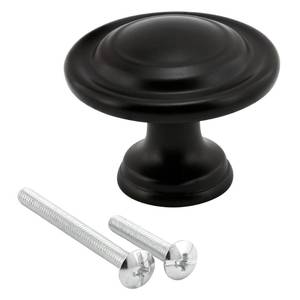 lot 12196 image: Prime-Line Bi-Fold Door Knob 38 In. Matte Black N 75681