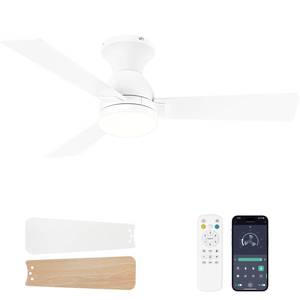 lot 13902 image: Dolavast 42 Inch Ceiling Fan with LED Light  Retail $109.99