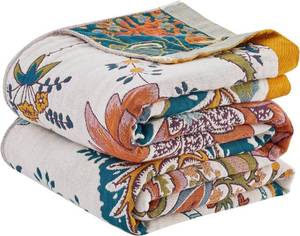 lot 13920 image: ERZVND Boho Throw Blanket 50x60 Beige