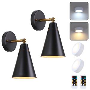 lot 13934 image: MWZ Battery Operated Wall Sconces Set of Two