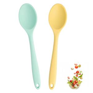 lot 14348 image: LEKAYIHU Silicone Mixing Spoons 11 Inch