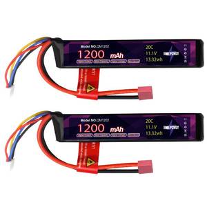 lot 14361 image: EMEPOVGY 3S LiPo Airsoft Battery 11.1V 1200mAh