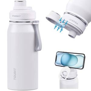lot 14375 image: TOURIT 32oz Stainless Steel Water Bottle