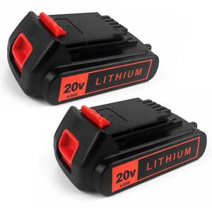 lot 14391 image: GWELEC 20V 4.0Ah Lithium Battery 2-Pack