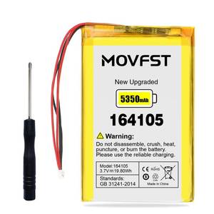 lot 14403 image: MOVFST 5350mAh Replacement Battery for Vtech Baby Monitor