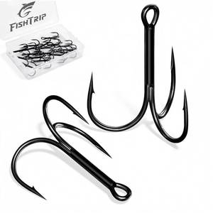 lot 14413 image: FishTrip Treble Hooks 25-Piece Set, Size #16-40