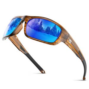 lot 14435 image: Suoso Polarized Sports Sunglasses Wrap Design Blue