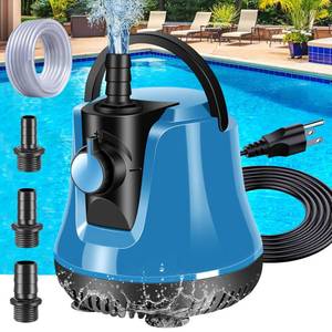 lot 19174 image: FineBud Submersible Water Pump,Adjustable Flow Sump Pump,Water Removal Pump