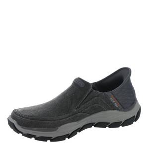 lot 19181 image: Skechers Slip-Ins Relaxed Fit Respected-Holmgren Mens Slip On, 9.5 3E US, Charcoal (Worn)
