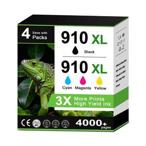 lot 20216 image: 910 910XL Ink Cartridges Combo Pack Replacement for HP 910 XL Ink HP910XL
