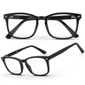 lot 20236 image: LianSan Sturdy Distance Glasses for Women Men - Short-Sighted Eyeglasses with Spring Hinge(Black��-3.0x)