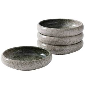 lot 1006 image: Uaral Salad Plate Appetizer Plate Stoneware Serving Dishes,Japanese Dish Set of 4,5.5 inch 14 oz (Emerald Green)