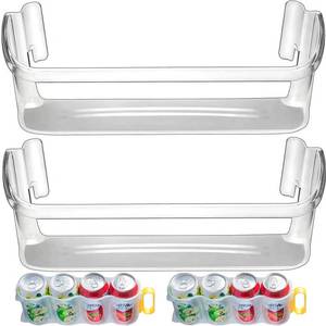 lot 1009 image: UPGRADE 240323002 Refrigerator Door Shelf Bin Replacement Part, Compatible with Frigidaire FGHS2631PF4A, FGHS2655PF5A, FGHS2655PF4, DGUS2645LF6A,FGUS2642LF2, GRS Certified,with 2 Soda Can Organizer