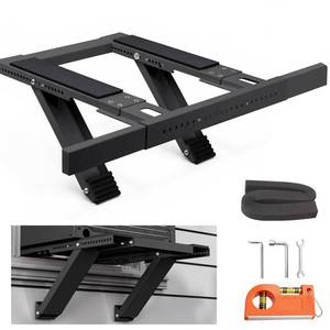 lot 1049 image: No-Drill Window AC Bracket, Air Conditioner Support Holds Up to 300LBS