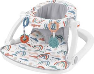 lot 1967 image: Fisher-PriceSit-Me-Up Floor Seat, Rainbow Showers