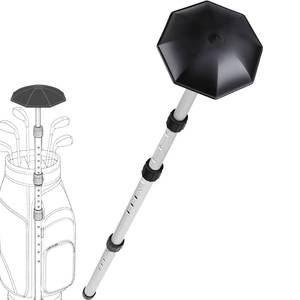 lot 1972 image: Professional Stiff Arm Golf Travel Bag Support Pole, Silver