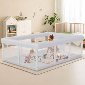 lot 1998 image: Hiaksedt Baby Playpen 74x50 Inch, Play Pens for Babies and Toddlers