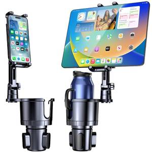 lot 2010 image: Uniwit Cup Holder Phone Tablet Mount, 2 in 1 iPad Car Cup Holder with Expander Adjustable Arm for 4.7-10 inches Phone Tablet Mount Compatible for iPad Pro Air Mini, Fire,iPhone 17,Galaxy Phones