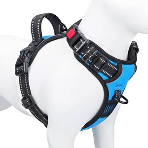 lot 2021 image: PHOEPET No Pull Dog Harness Medium Reflective Front Clip Vest with Handle