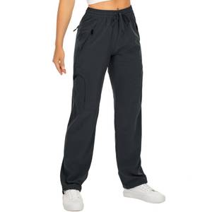 lot 2024 image: Womens Hiking Pants Quick Dry UPF 50 Lightweight Travel Golf Cargo Safari Pants Zipper Pockets,6608,Dark Grey,Tall XX-L