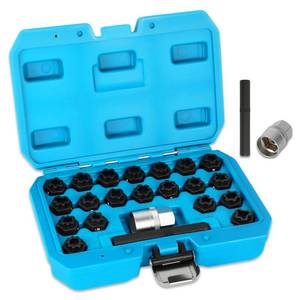 lot 2051 image: BELEY 22PCS Wheel Locking Nut Key Kit for VW Volkswagen VAG