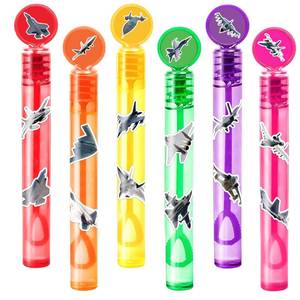 lot 2316 image: Jet Party Favors for Kids - 24PCS Airplane-Themed Mini Bubble Wands