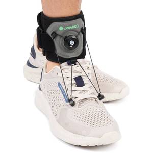 lot 2336 image: JOMECA Adjustable Drop Foot Brace with Rotary Knob AFO Ankle Foot Orthosis for Dorsiflexion Support Foot Drop Prevention Foot Drop Brace for Walking Shoe Eyelet Hook Attachment (1 Pack)