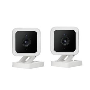 lot 2338 image: WyzeCam Cam v3 Wired WiFi IndoorOutdoor Home Security Camera, 2-Pack