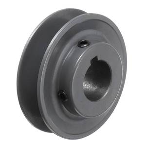 lot 2340 image: uxcell BK30-1 V-Belt Sheave 1 Bore, x 3.15 OD, Single Groove Web Sheave